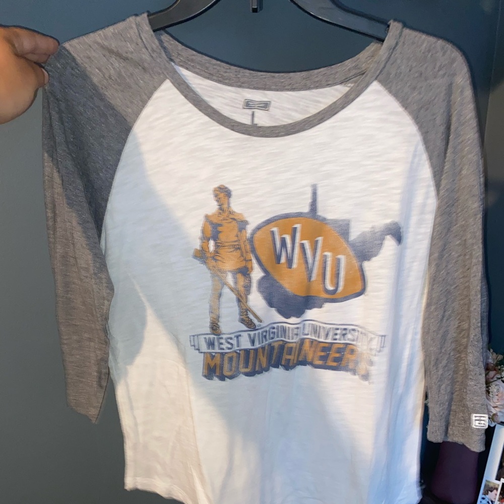 American Eagle Tailgaters West Virginia Long Sleeve Size Large